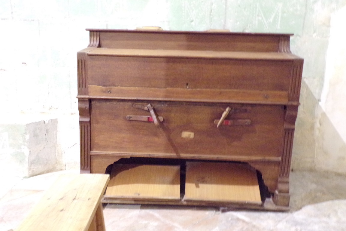 Sonnac - L'église Saint-Etienne - L'harmonium (2 janvier 2018)