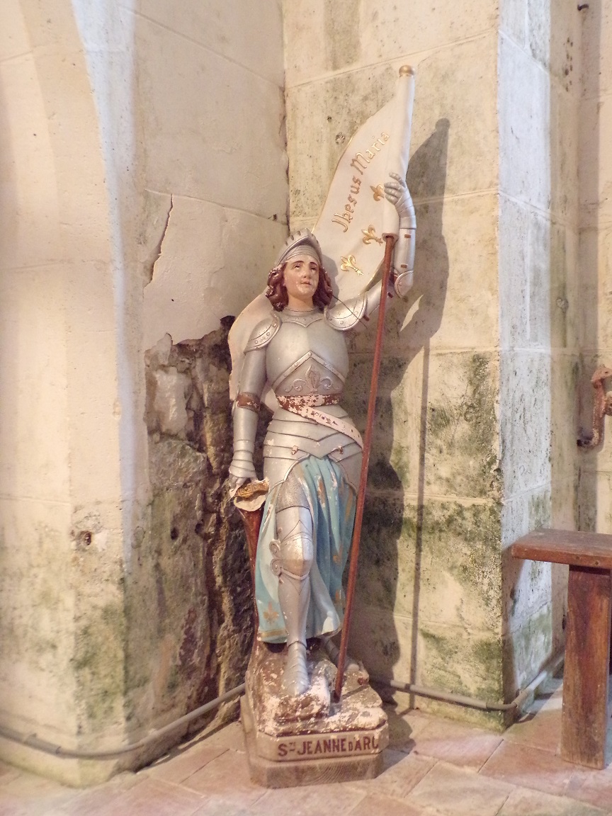 Ambleville - L'église Saint-Pierre - Jeanne d'Arc (21 septembre 2019)