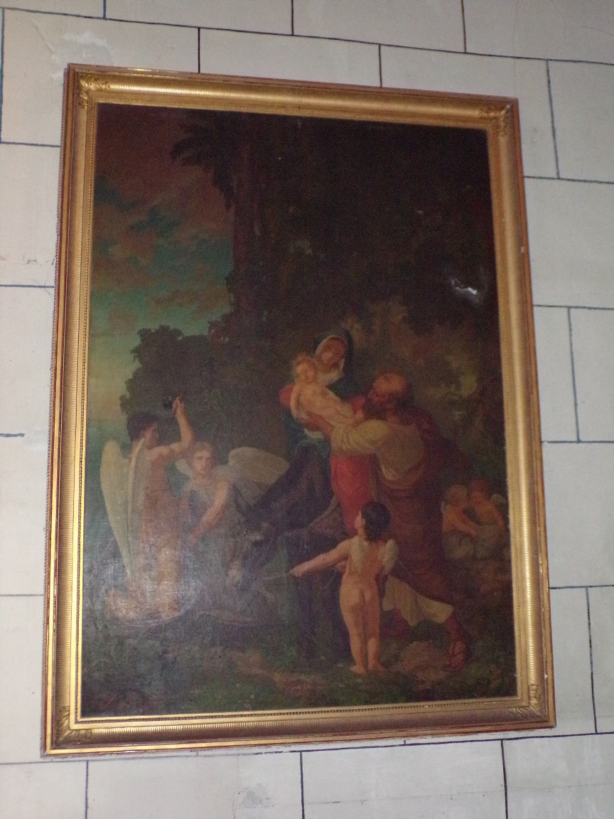 Javrezac - L'église Saint-Pierre - Un tableau (5 mars 2019)