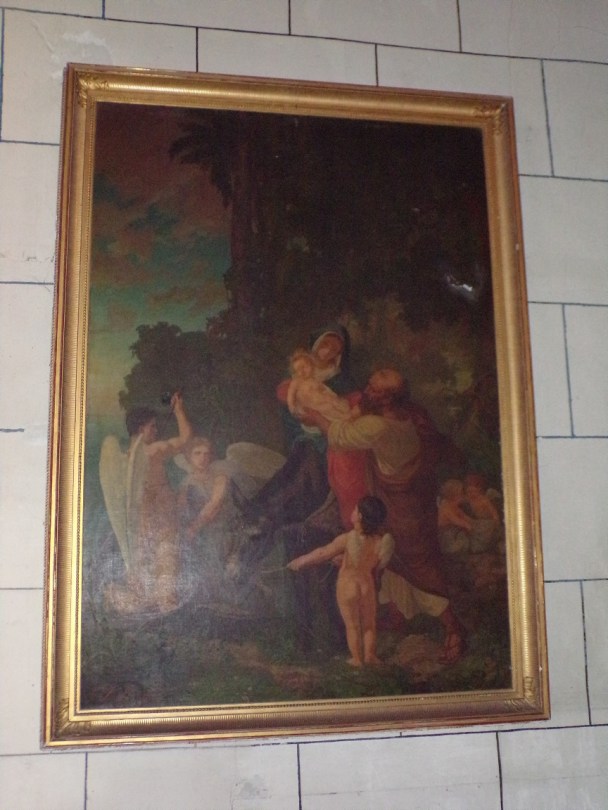 Javrezac - L'église Saint-Pierre - Un tableau (5 mars 2019)