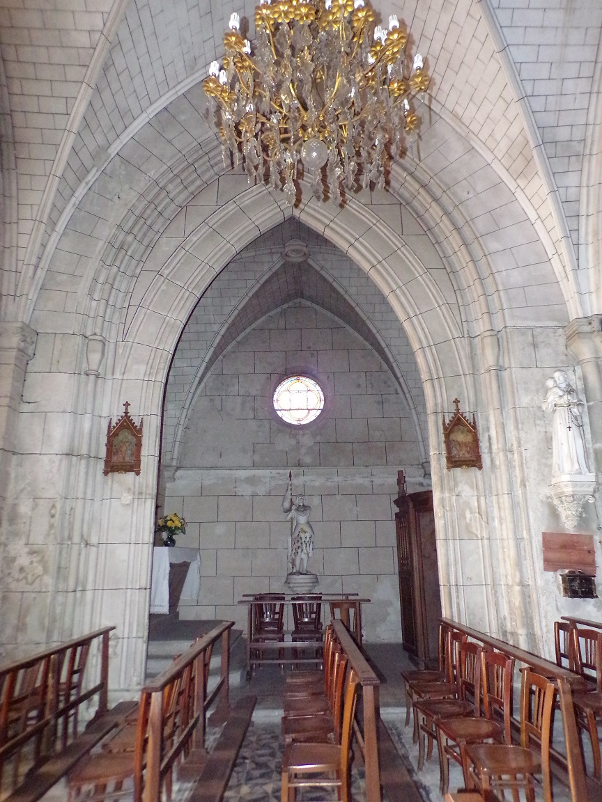 Javrezac - L'église Saint-Pierre - La chapelle de la Sainte Vierge (5 mars 2019)