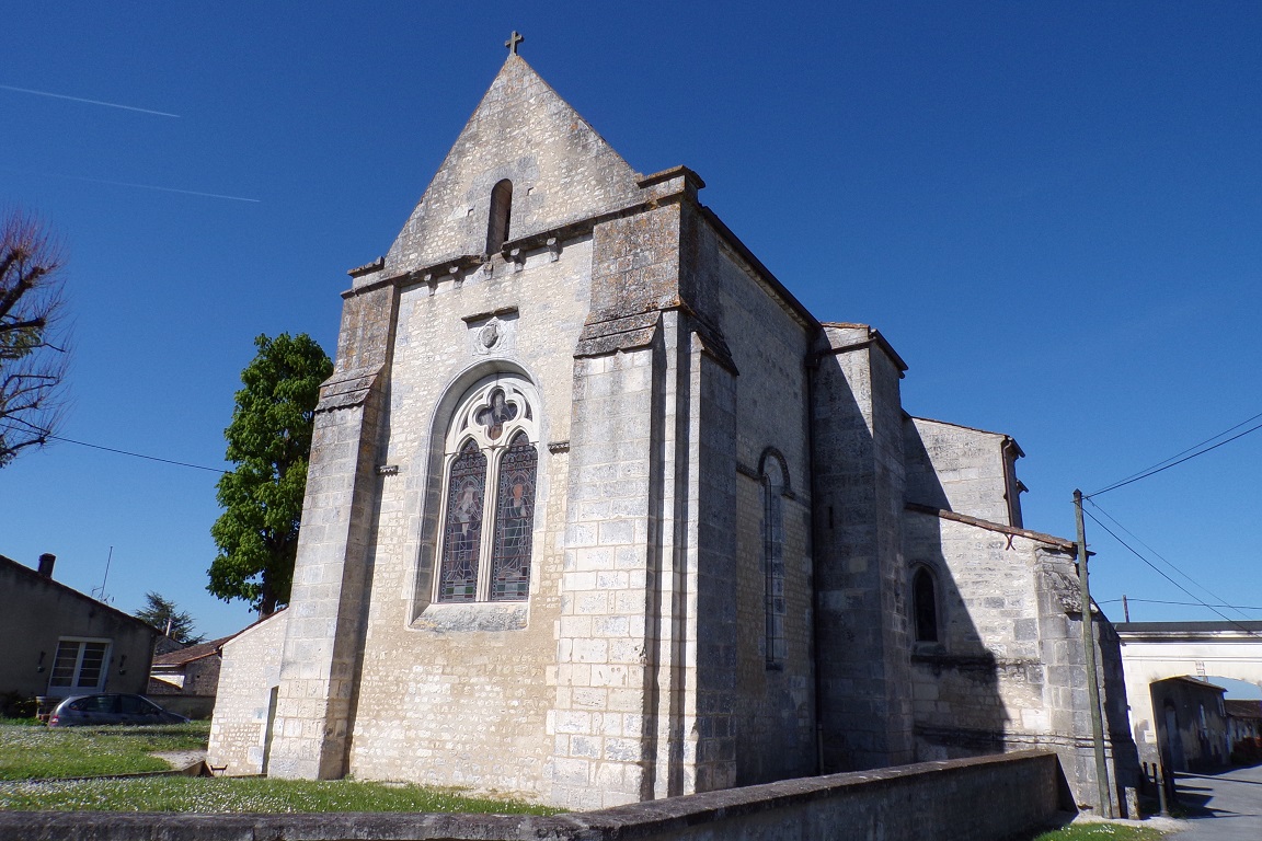 Angeac-Champagne – L'église Saint-Vivien (7 avril 2017)