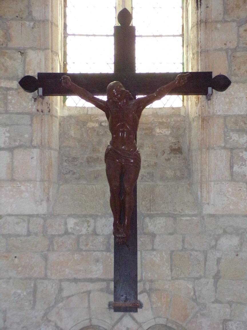 Germignac - L'église Saint-Pierre - Le Crucifix (17 juillet 2018)