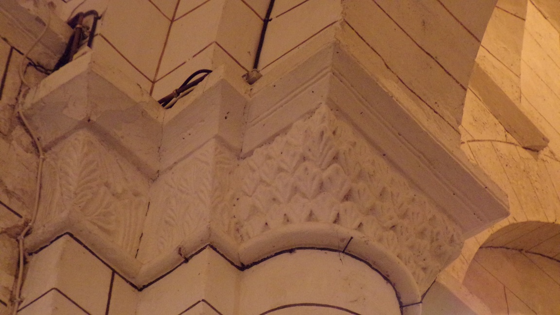 Nercillac - L'église Saint-Germain - Un chapiteau (10 avril 2018)