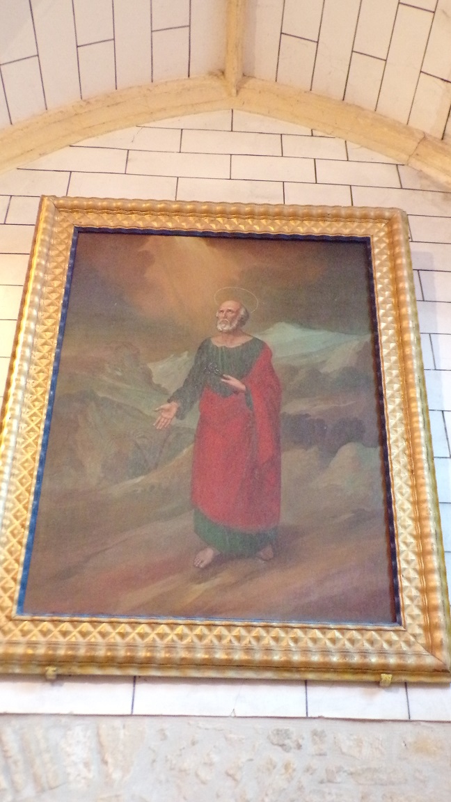 Réparsac - L'église Saint-Pierre - Un tableau (10 avril 2018)