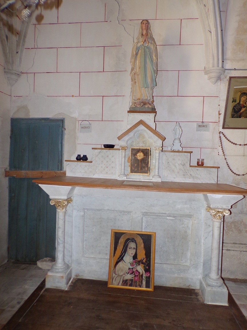 Mareuil - L'église Notre-Dame - Notre Dame de Lourdes (21 août 2018)