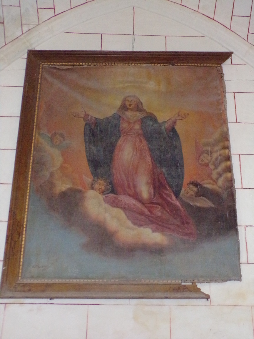 Mareuil - L'église Notre-Dame - Un tableau (21 août 2018)