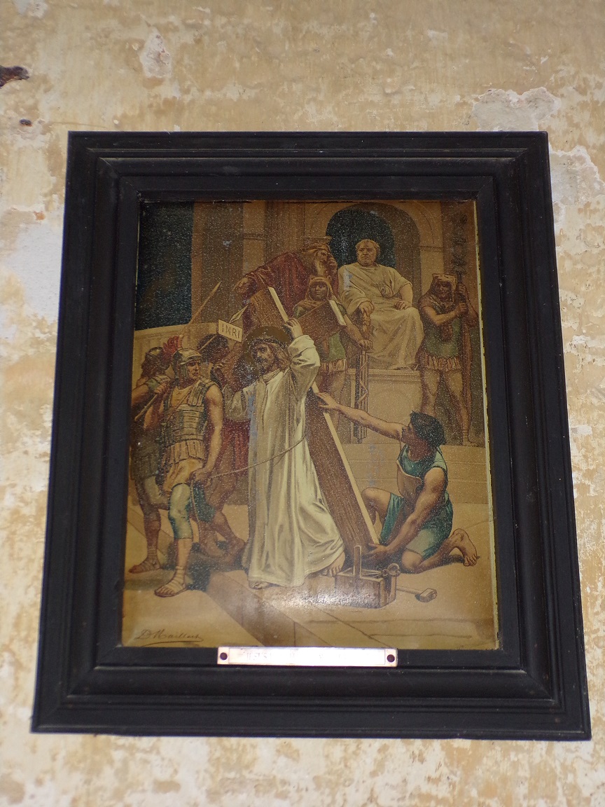 Matha - L'église Saint-Pierre de Marestay - Un tableau (13 août 2018)