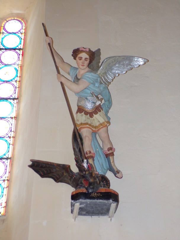 Mesnac - L'église Saint-Pierre - L'archange Saint-Michel (16 septembre 2018)