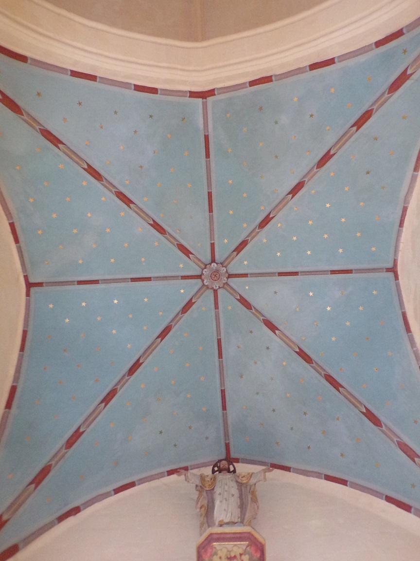 Mesnac - L'église Saint-Pierre - Le plafond (16 septembre 2018)