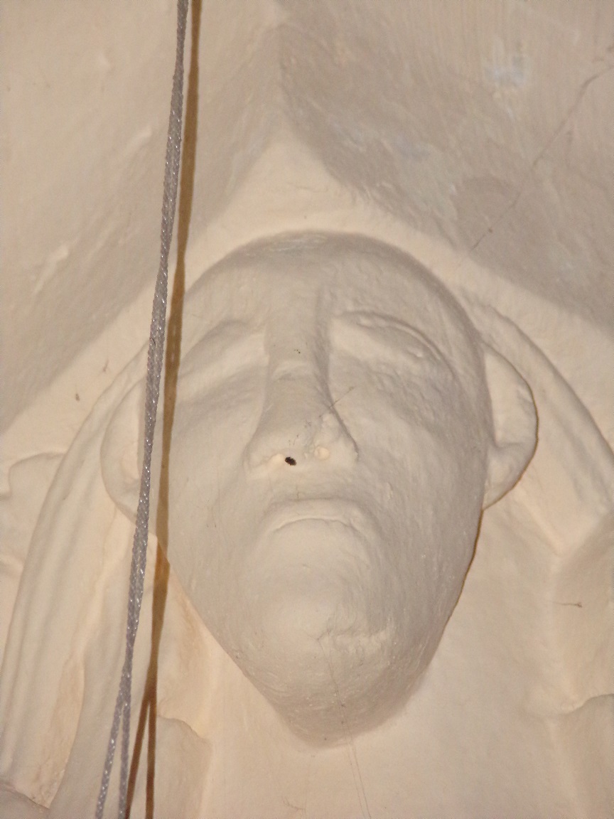 Mesnac - L'église Saint-Pierre - Un modillon (16 septembre 2018)