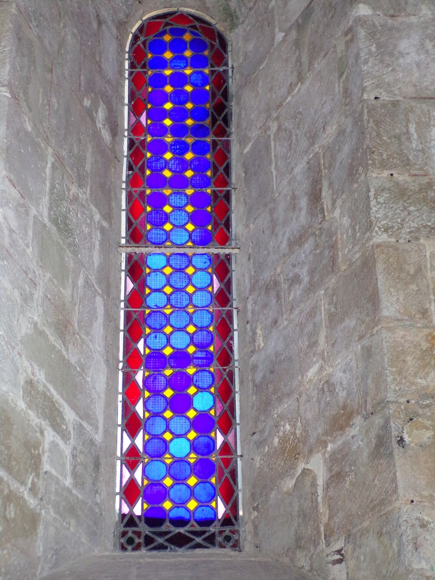Migron - L'église Saint-Nazaire - Un vitrail (19 juin 2018)