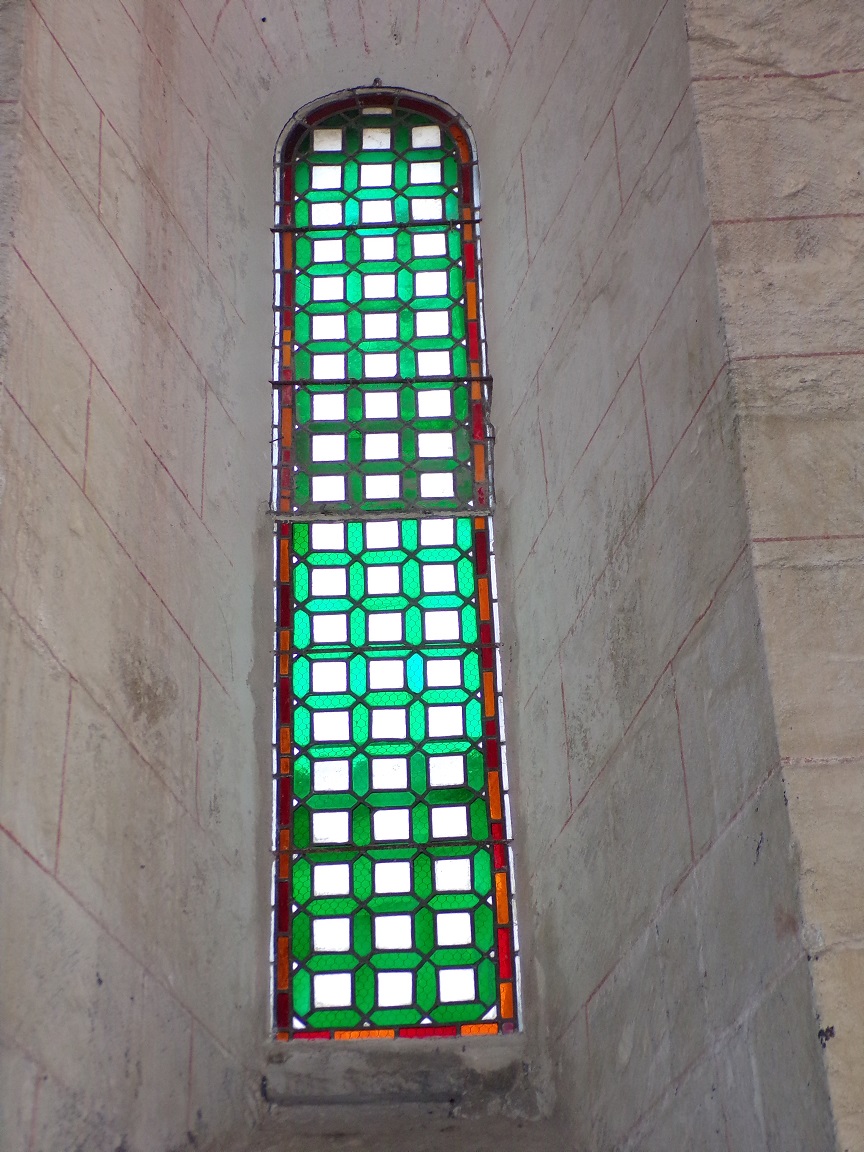 Migron - L'église Saint-Nazaire - Un vitrail (19 juin 2018)