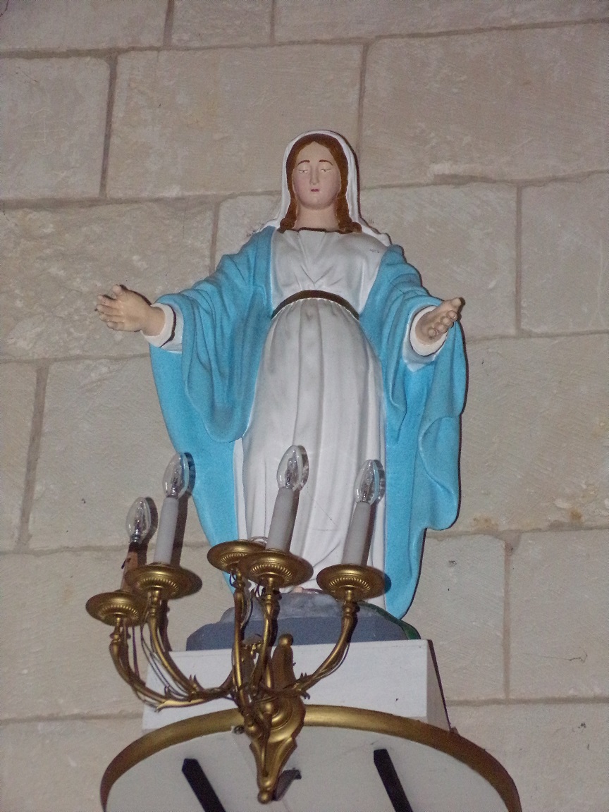 Montils - L'église Saint-Sulpice - Vierge Marie (25 juin 2018)