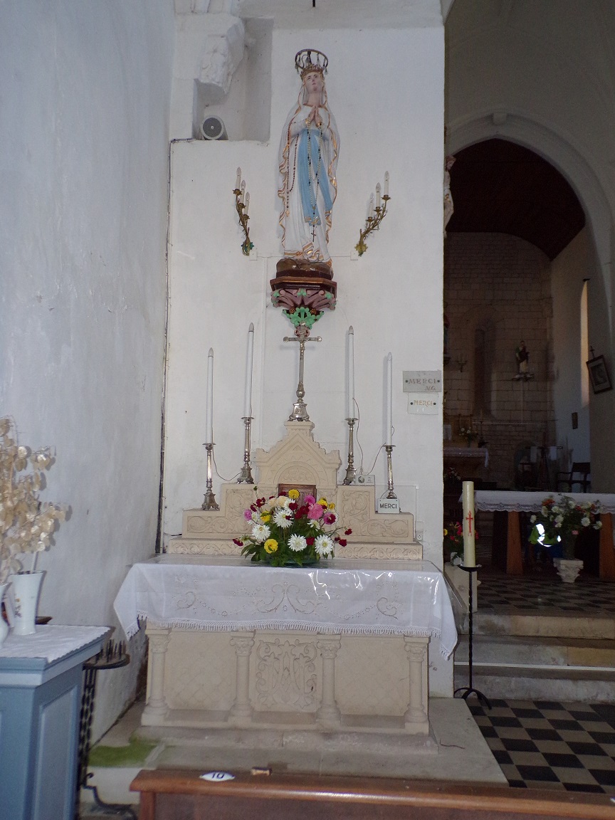 Montils - L'église Saint-Sulpice - Notre Dame de Lourdes (25 juin 2018)