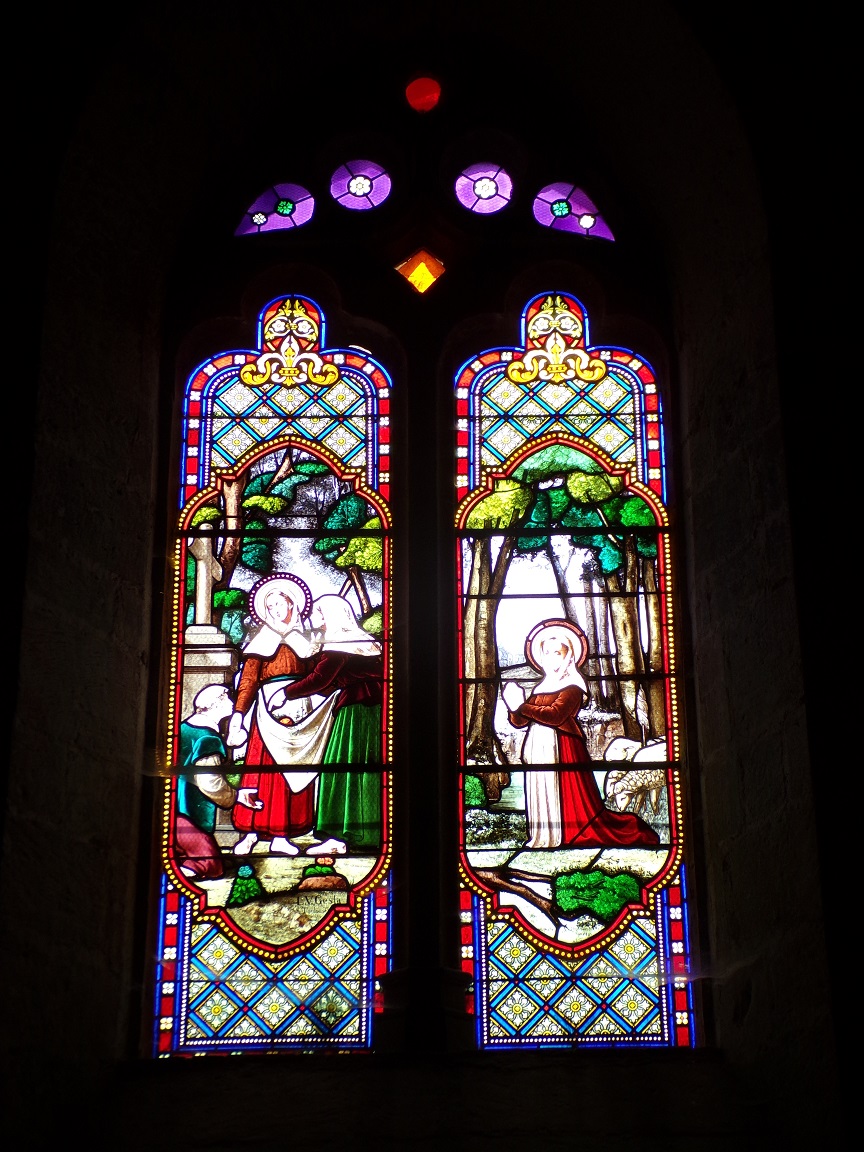 Neuvicq-le-Château - L'église Saint-Martin - Les vitraux 'L.V. Gesta Toulouse' (16 septembre 2018)