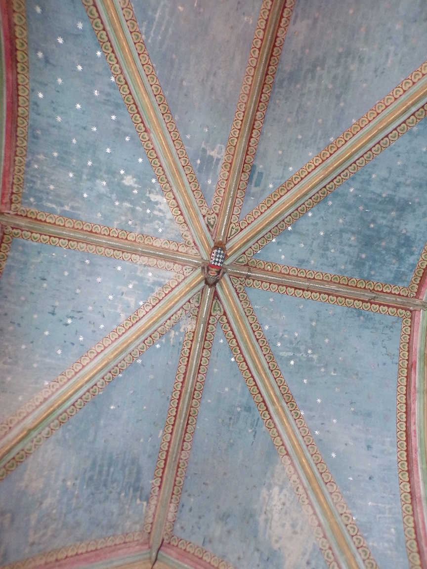 Neuvicq-le-Château - L'église Saint-Martin - Le plafond (16 septembre 2018)