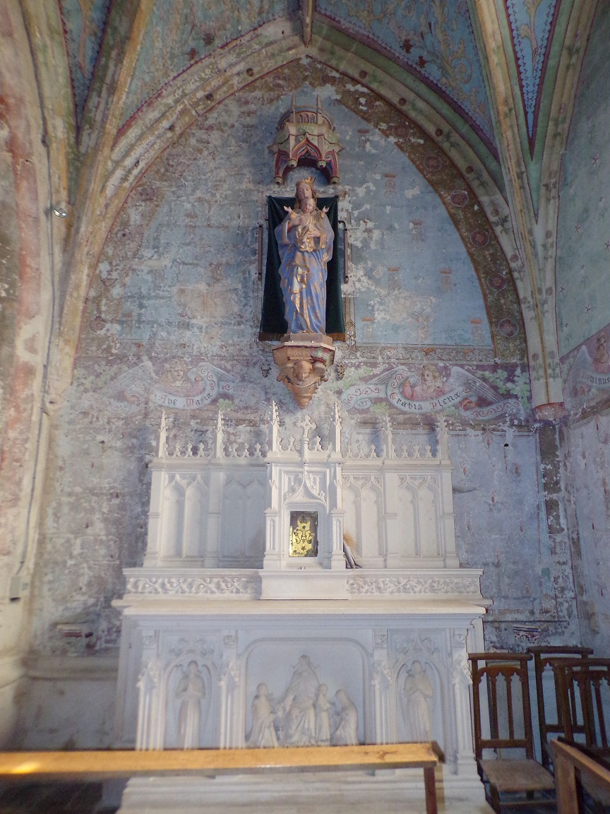 Neuvicq-le-Château - L'église Saint-Martin - La chapelle 'Vierge Marie et l'Enfant' (16 septembre 2018)