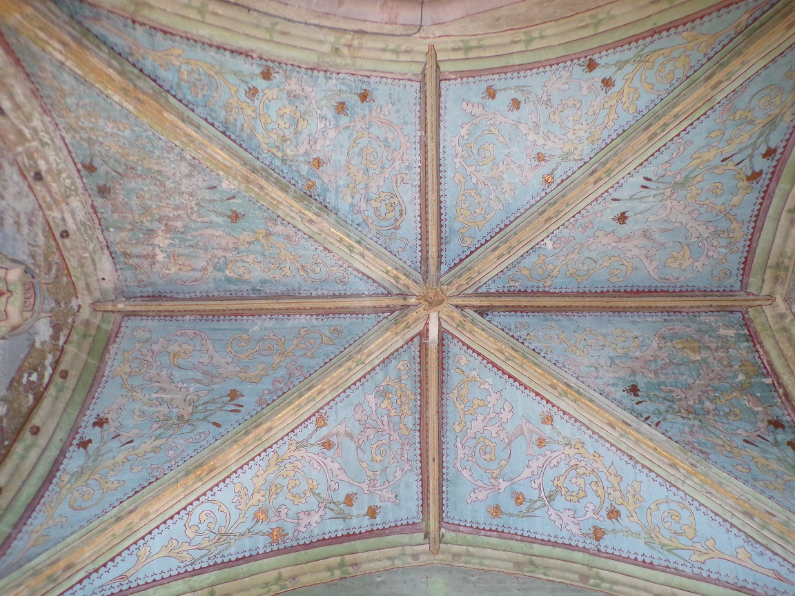 Neuvicq-le-Château - L'église Saint-Martin - Le plafond (16 septembre 2018)