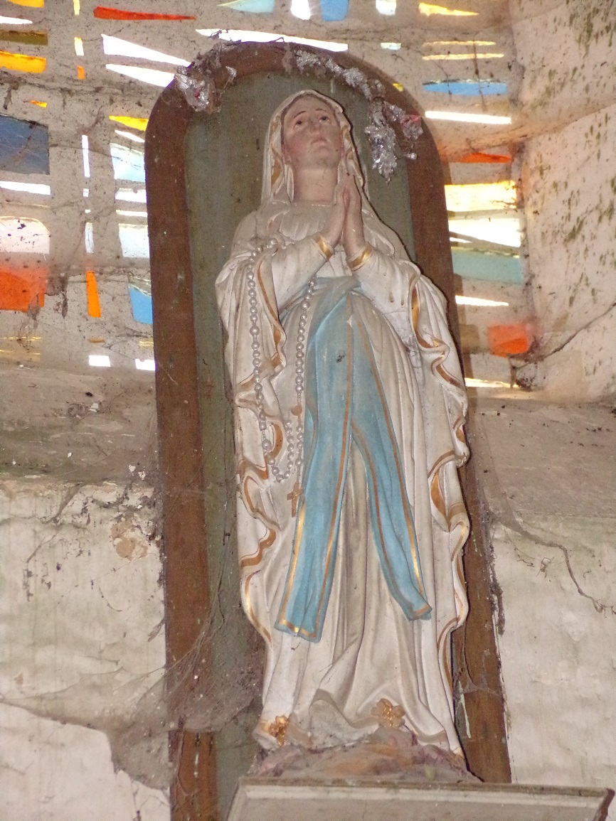 Plaizac - L'église Saint-Hippolyte - Vierge Marie (21 août 2018)