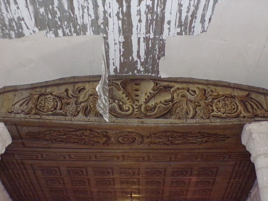 Rouffiac - L'église Saint-Vivien - Détail du plafond (17 juillet 2018)