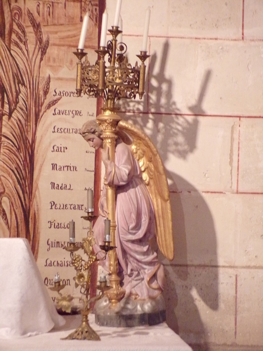 Saint-Brice - L'église Saint-Brice - Un ange (25 juillet 2018)