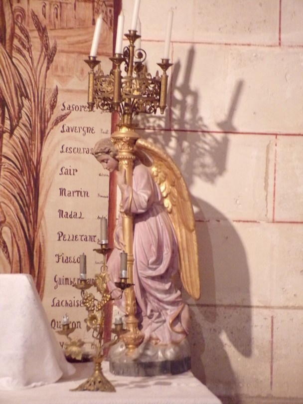 Saint-Brice - L'église Saint-Brice - Un ange (25 juillet 2018)