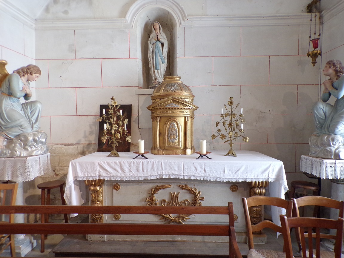 Saint-Brice - L'église Saint-Brice - La chapelle 'Notre Dame de Lourdes' (25 juillet 2018)
