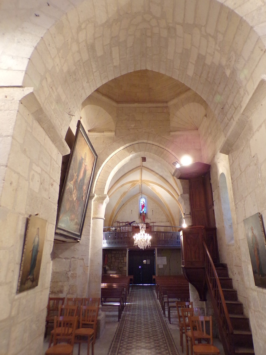 Saint-Brice - L'église Saint-Brice - Vue de l'autel (25 juillet 2018)