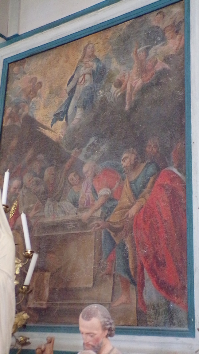 Boutiers-Saint-Trojan - L'église Saint-Trojan - Un tableau (23 avril 2018)