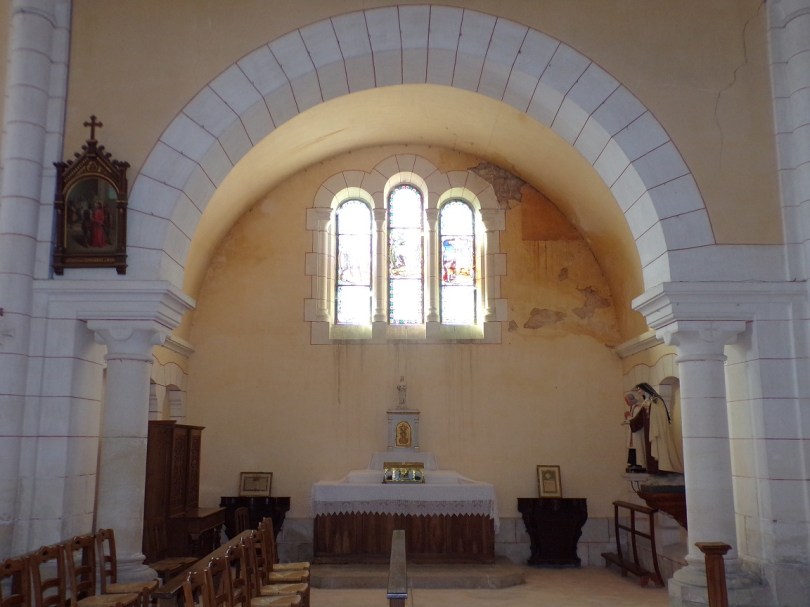 Sainte-Sévère - L'église Saint Augustin (23 juillet 2018)