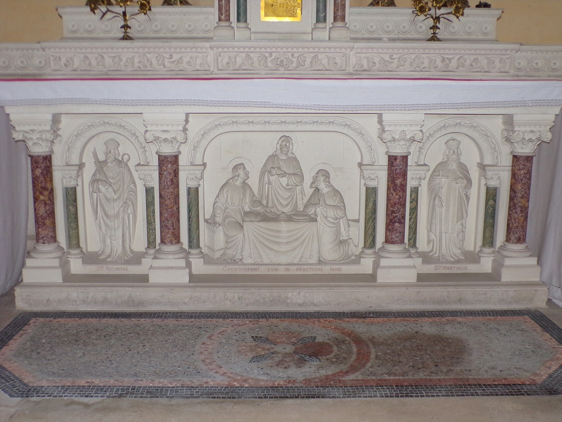 Sainte-Sévère - L'église Sainte Sévère - L'autel (23 juillet 2018)