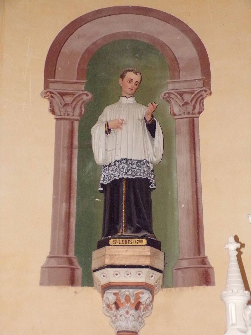 Sainte-Sévère - L'église Saint Augustin - Saint Louis de Gonzague (23 juillet 2018)