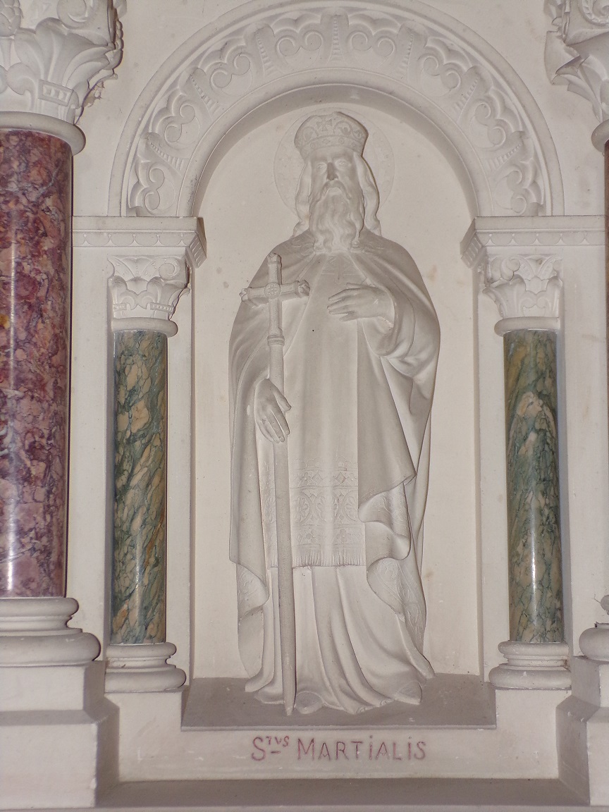 Sainte-Sévère - L'église Saint Augustin - L'autel (23 juillet 2018)