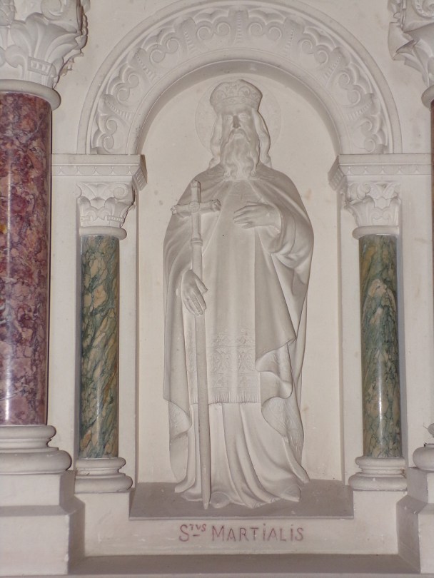 Sainte-Sévère - L'église Saint Augustin - L'autel (23 juillet 2018)