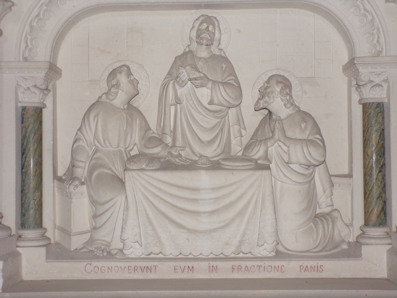 Sainte-Sévère - L'église Saint Augustin - L'autel (23 juillet 2018)