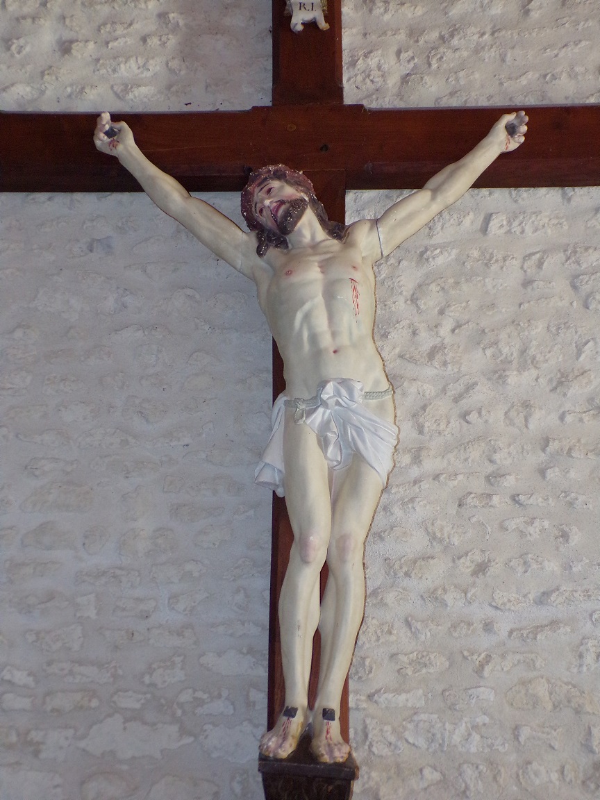 Salignac-sur-Charente - L'église Saint-Louis - Le Crucifix (27 juin 2018)