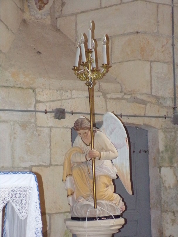 Salles d'Angles - La Chapelle des Templiers - Un ange (30 juin 2020)