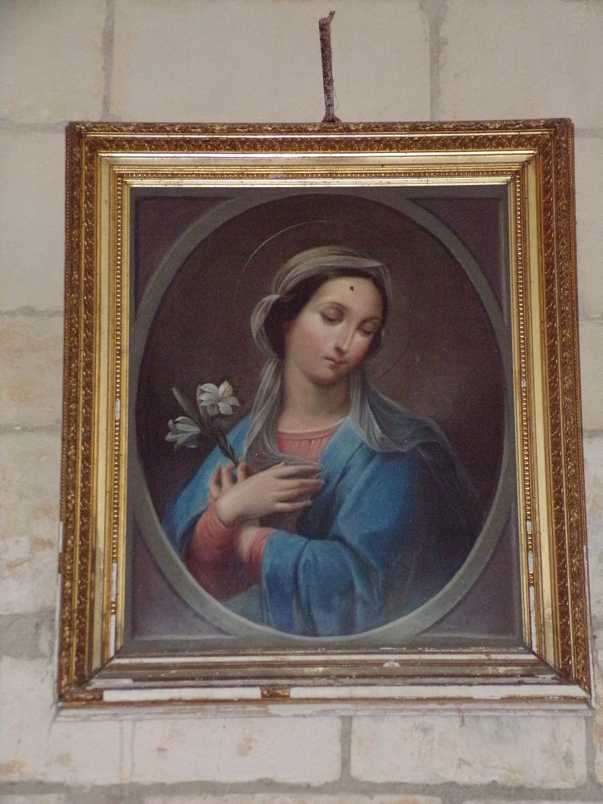 Salles d'Angles - La Chapelle des Templiers - Un tableau (30 juin 2020)