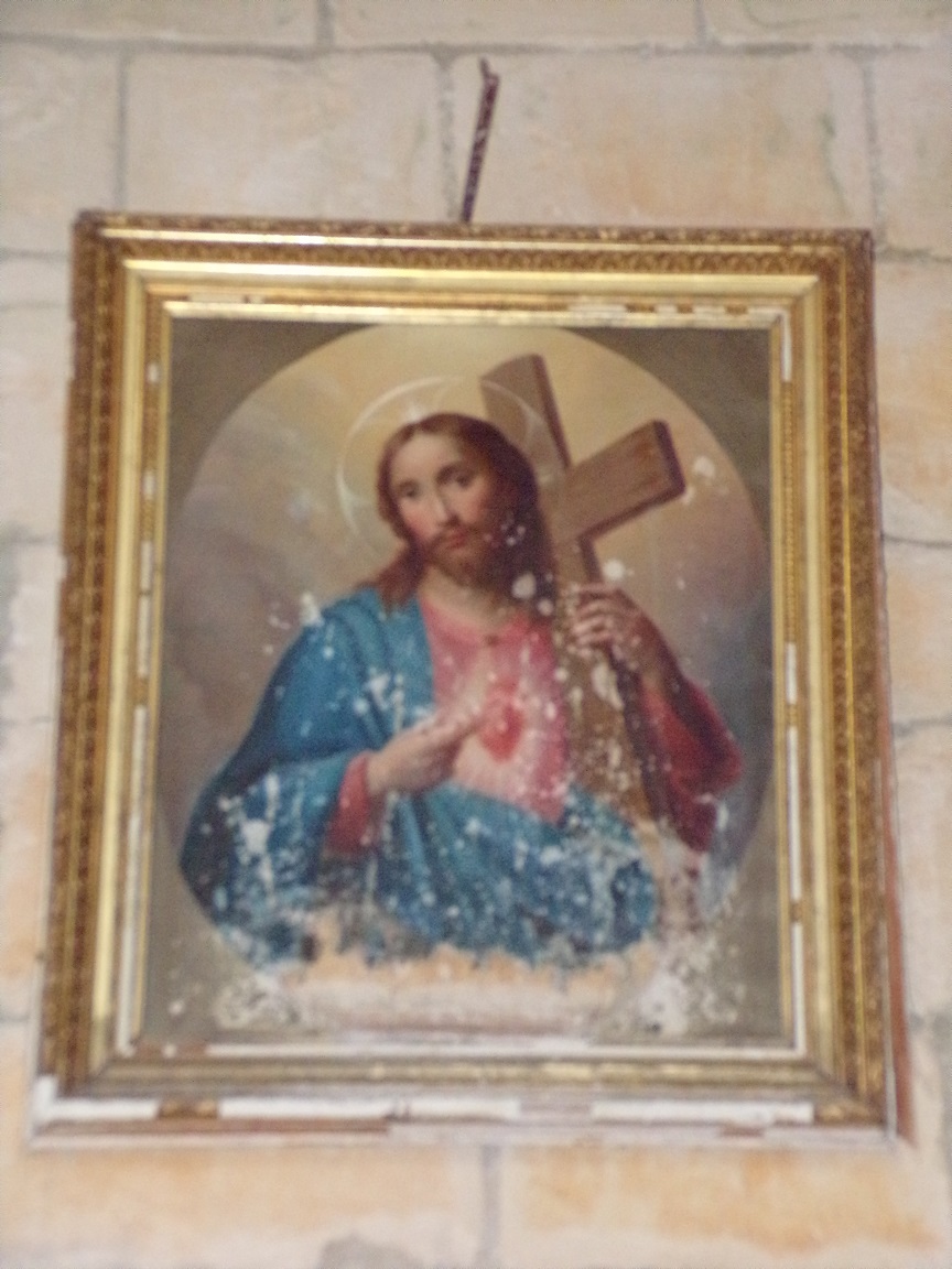 Salles d'Angles - La Chapelle des Templiers - Un tableau (30 juin 2020)