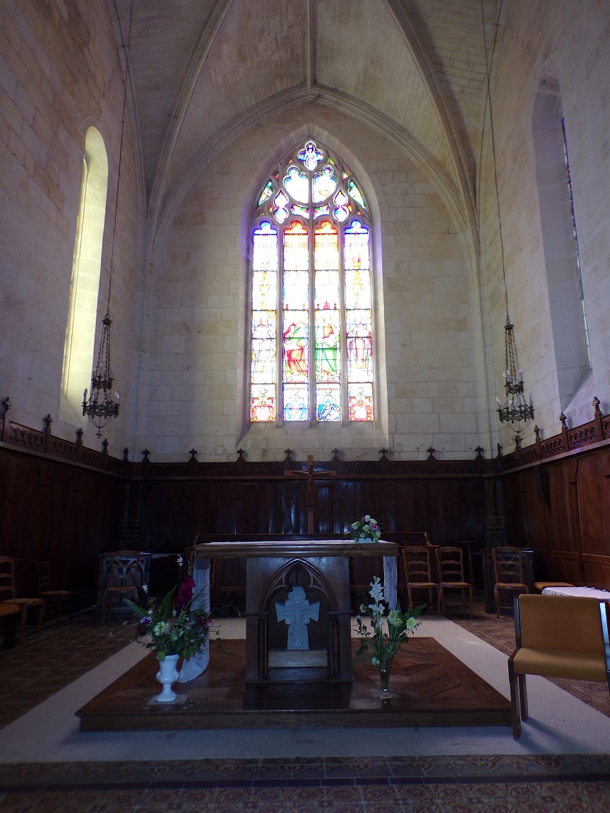 Segonzac - L'église Saint-Pierre - La Choeur (11 juillet 2018)
