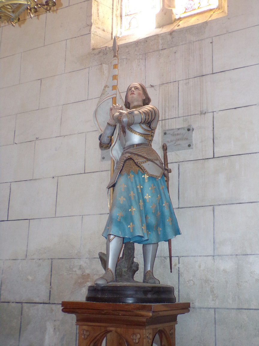 Verrières - L'église Saint-Palais - Jeanne d'Arc (7 mai 2018)