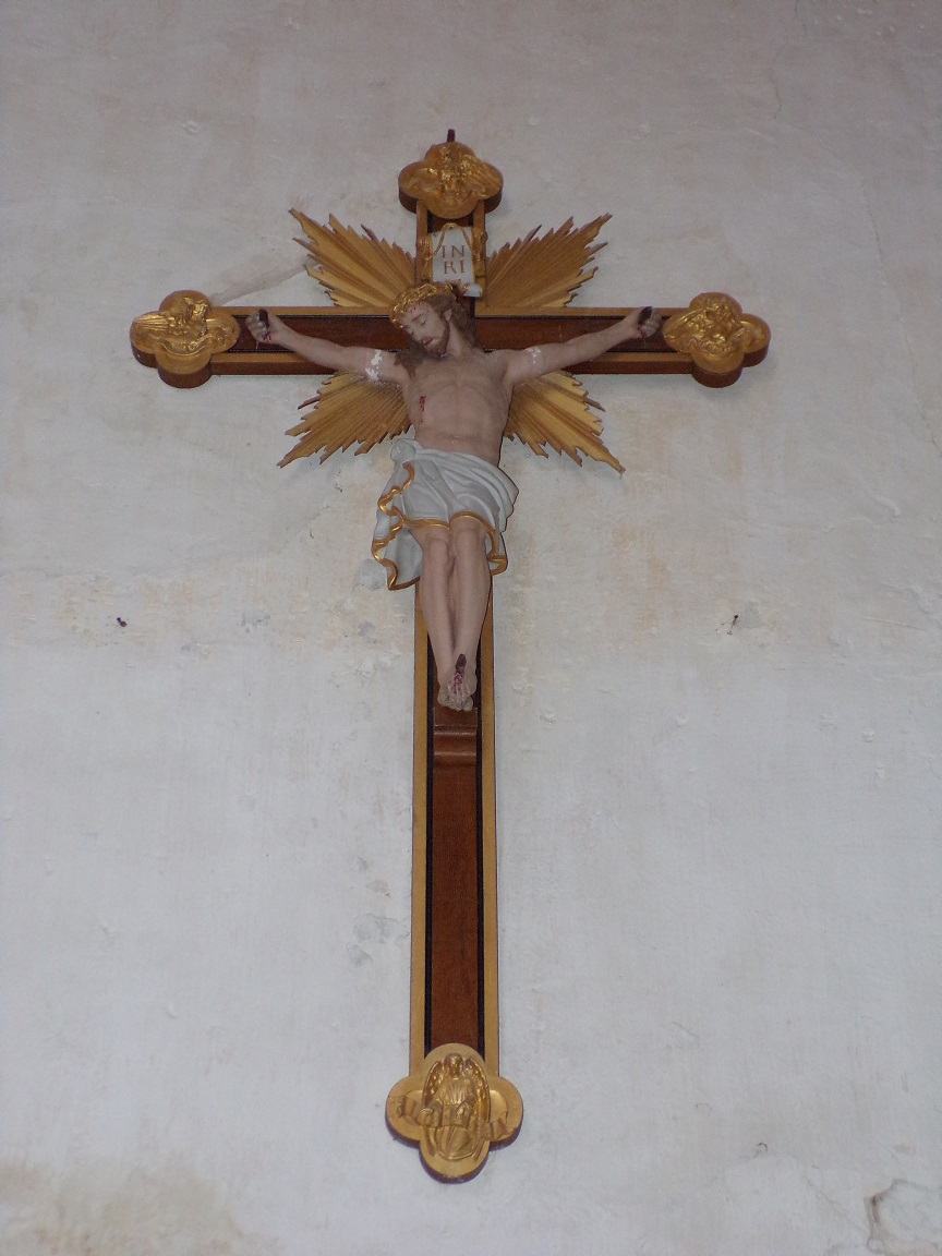 Verrières - L'église Saint-Palais - Le Crucifix (7 mai 2018)