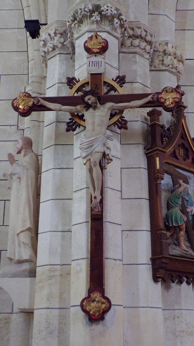Angeac-Charente - L'église Saint-Pierre - Le Crucifix (5 mai 2018)