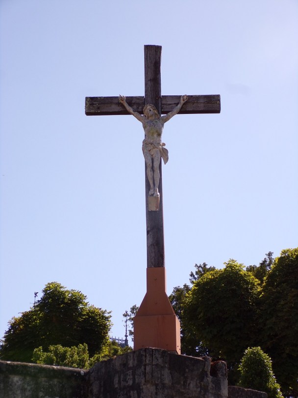 Bassac - L'ancienne église Saint-Nicolas - Le Crucifix (22 juin 2020)