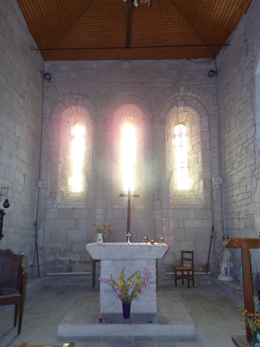 Houlette - L'église Saint Martin - Le choeur (20 août 2018)