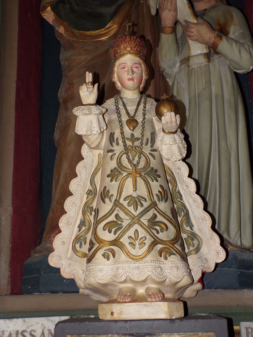 Cognac - L'église Saint-Léger - L'Enfant Jésus de la chapelle Notre Dame du Sacré Coeur (25 février 2021)