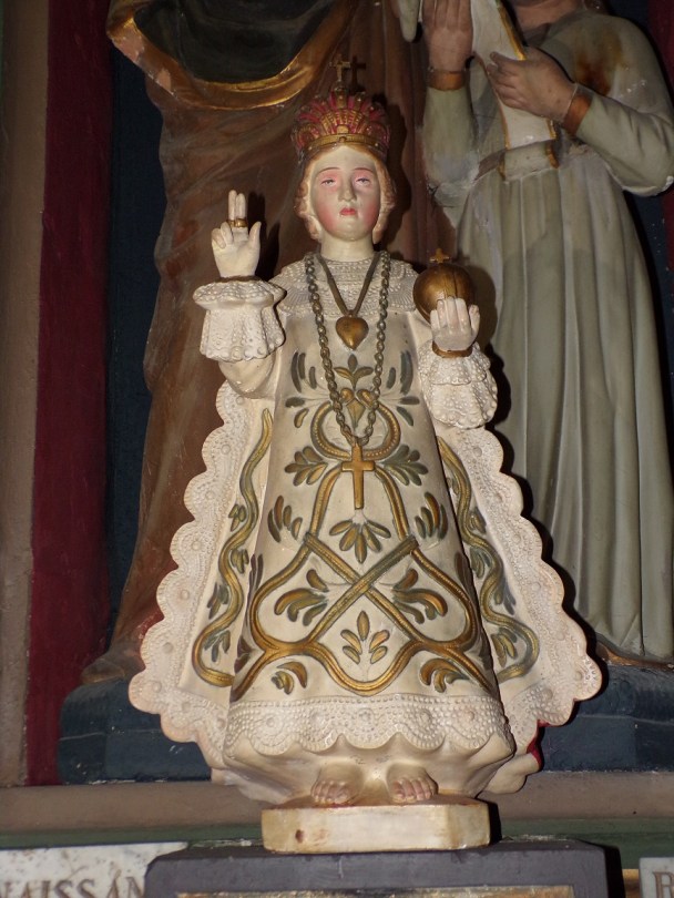 Cognac - L'église Saint-Léger - L'Enfant Jésus de la chapelle Notre Dame du Sacré Coeur (25 février 2021)