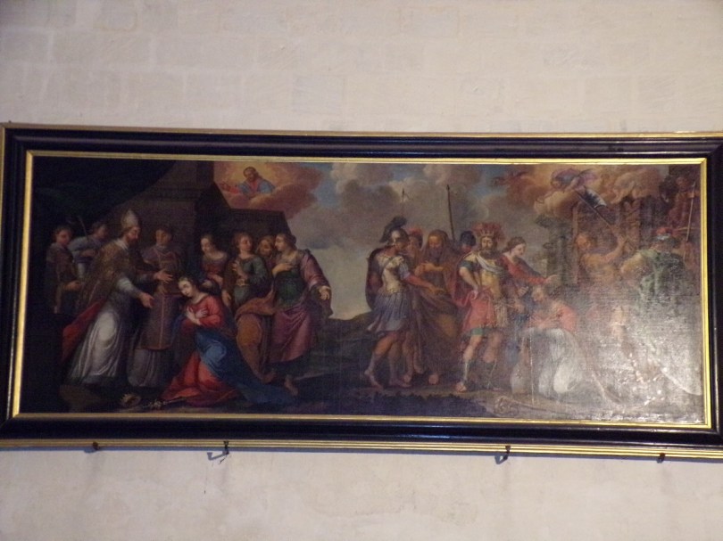 Cognac - L'église Saint-Léger - Un tableau (25 février 2021)