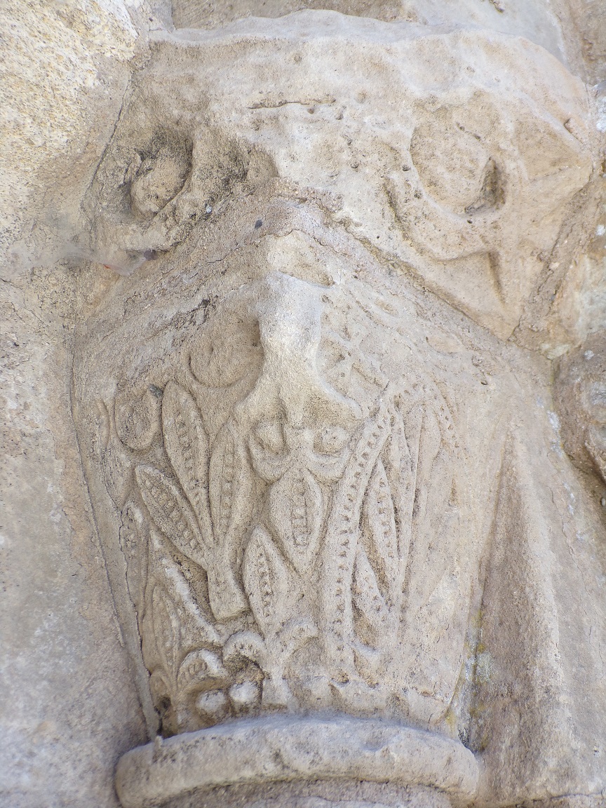 Mareuil - L'église Notre-Dame - Un modillon (21 août 2018)